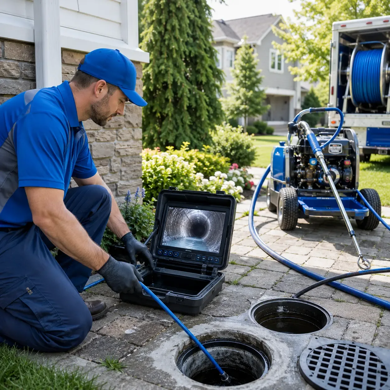 Outdoor drain cleaning professionals serving South Strafford, VT